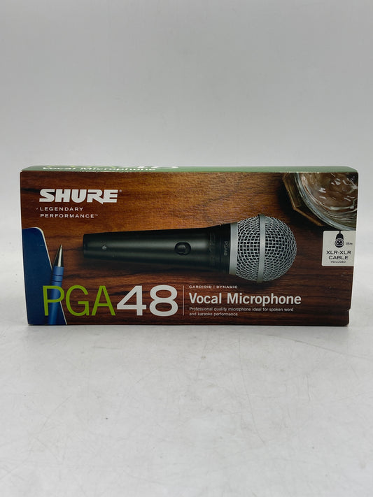 New SHURE Vocal Microphone Handheld Vocal Microphone PGA48-XLR