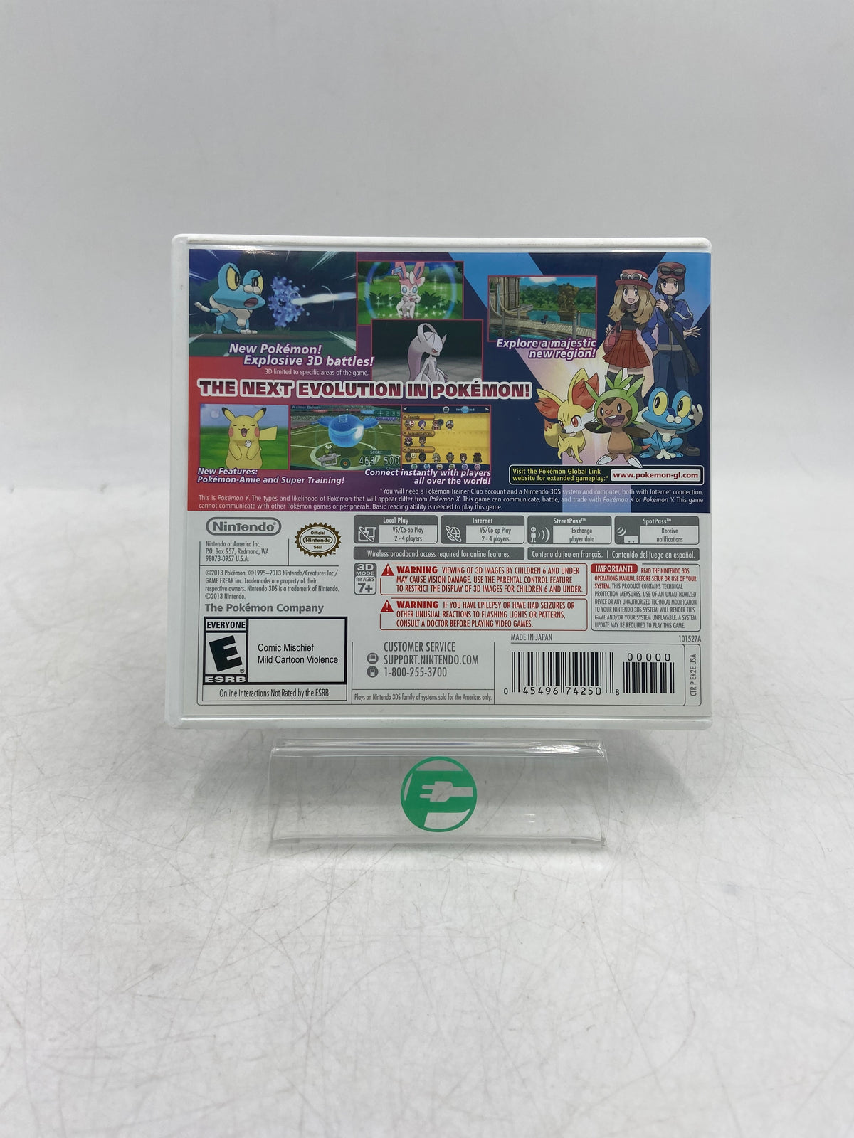 Pokemon Y (Nintendo 3DS, 2013)
