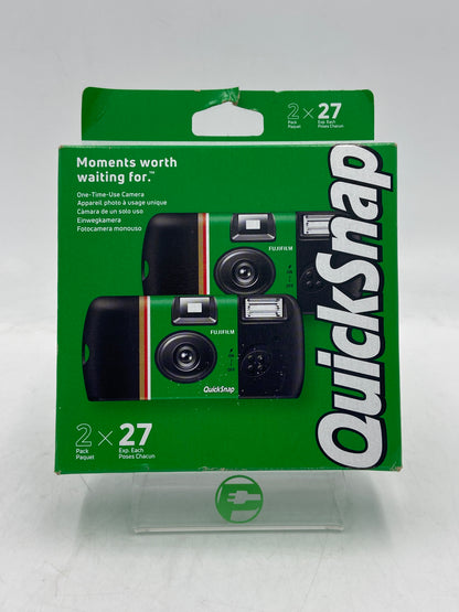 New FUJIFLIM QUICKSNAP  One-Time Use Camera 2-Pack