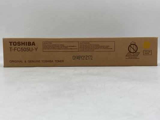 New TOSHIBA T-FC505U-Y 6AK00000318 Yellow Toner Cartridge