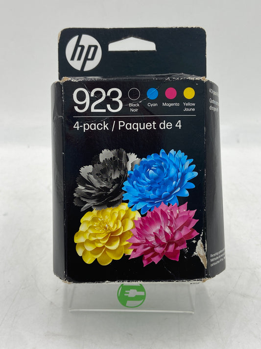 New HP 923 6C3Y6LN Black, Yellow, Cyan and Magenta Ink Cartridge