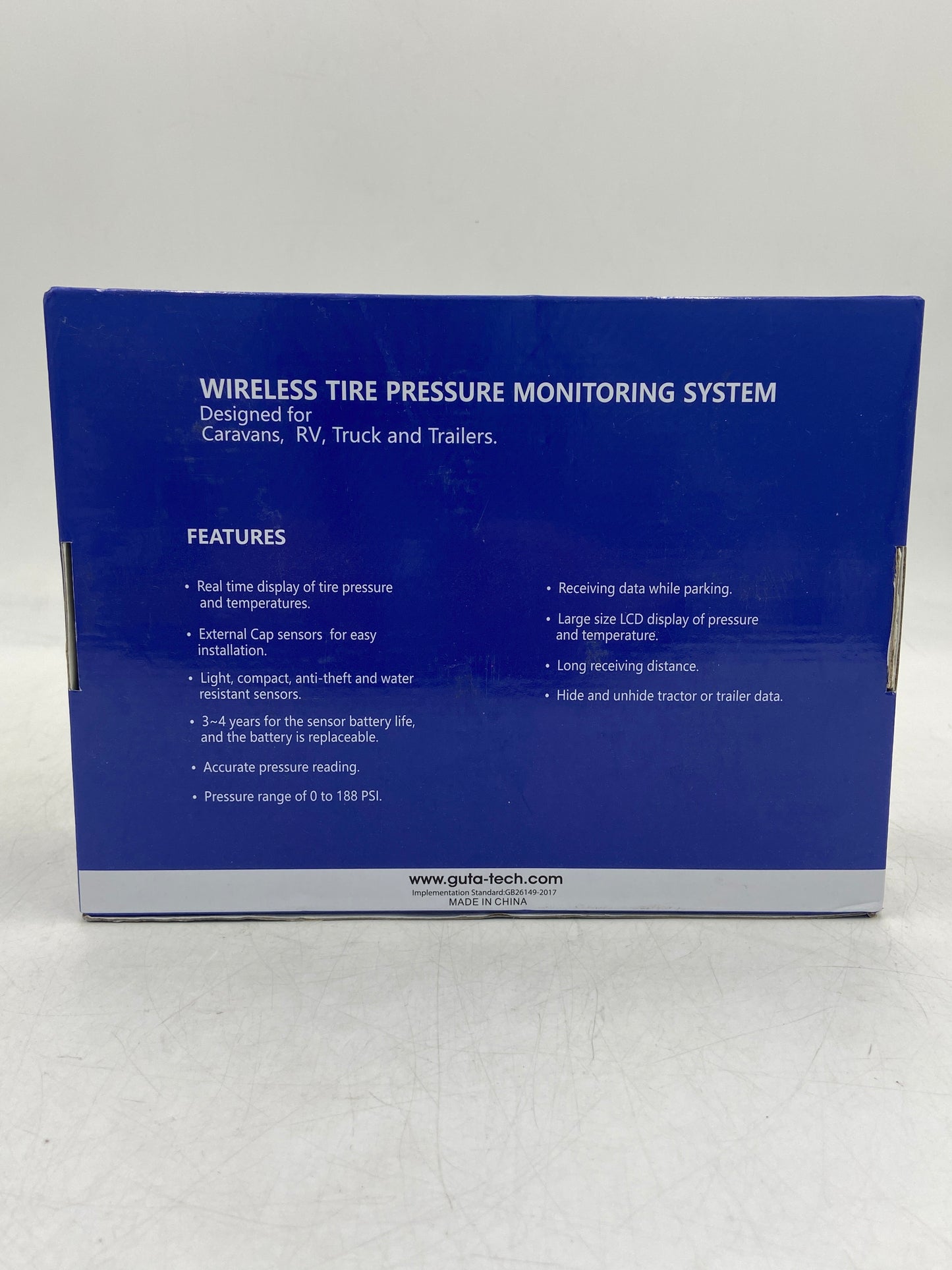 New Guta TMPS Device Tire Pressure & Temperature Monitoring System  GS03