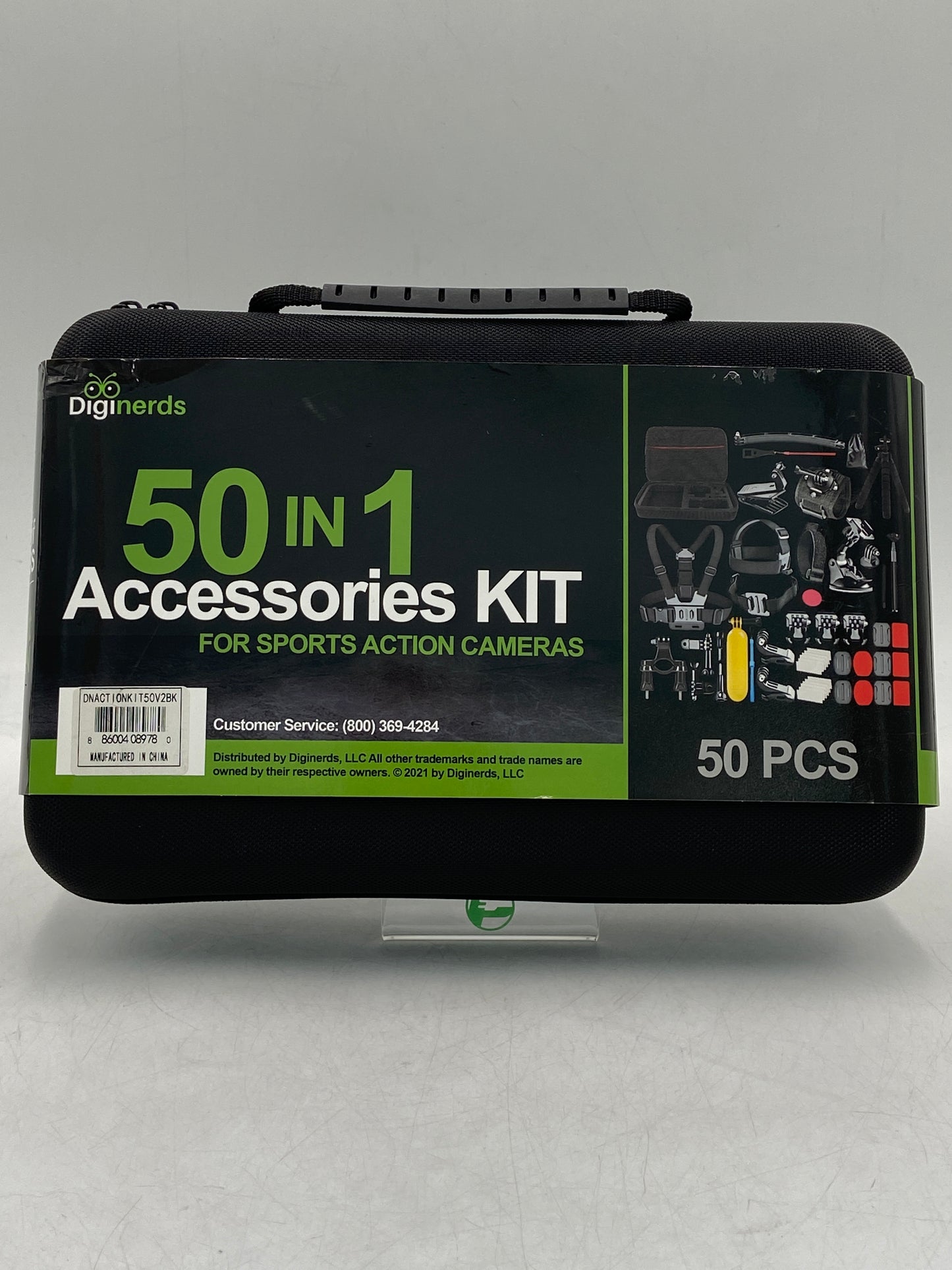 New Diginerds 50-In-1 Accessories Kit for Sports Action Cameras T50V2BK