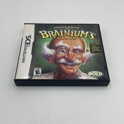 Professor Brainium's Games (Nintendo DS, 2008) Includes Manual + Insert