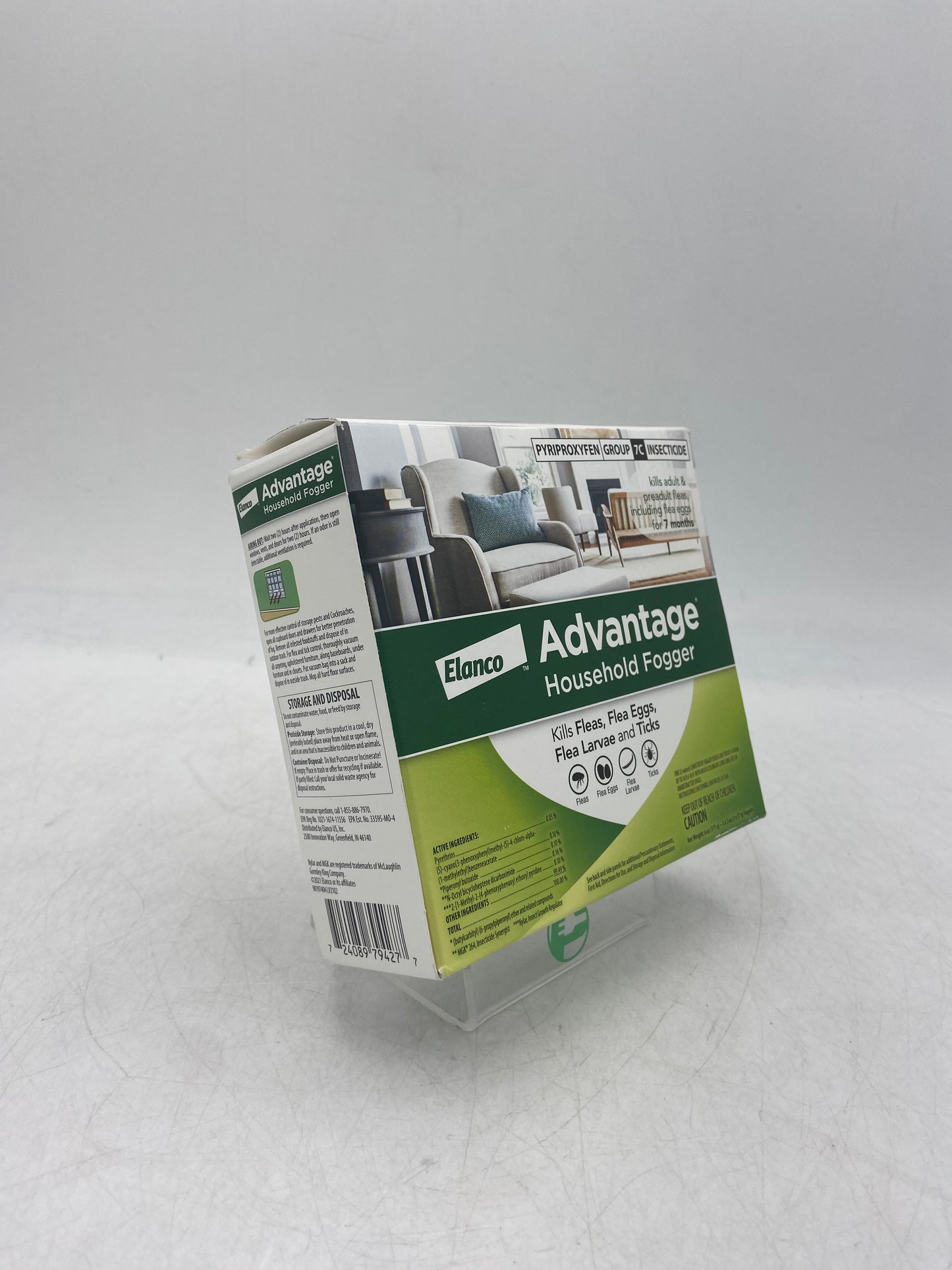 New Elanco Advantage Household  Flea Fogger AHAPO76T