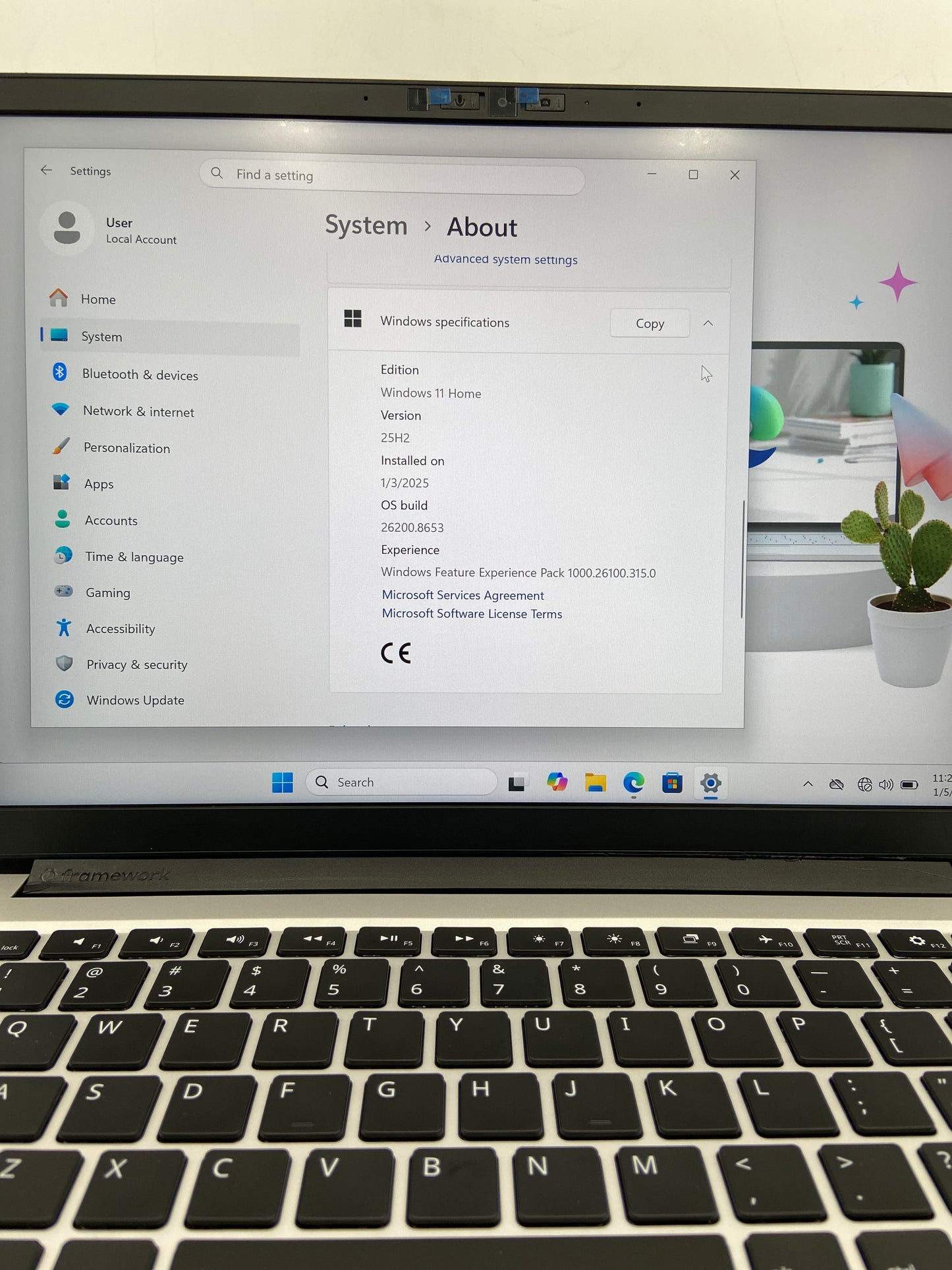 Framework Laptop 13 13" Ryzen AI 7 350 W/ Radeon 860M 2.0GHz 16GB RAM 932GB AMD Laptop