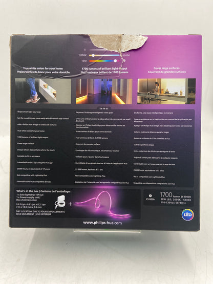 New Open Box Phillips Hue Solo 10ft Light Strip White and Color Ambiance LED Smart Light