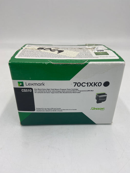 New Lexmark 70c1xk0 CS510 Black Toner Cartridge