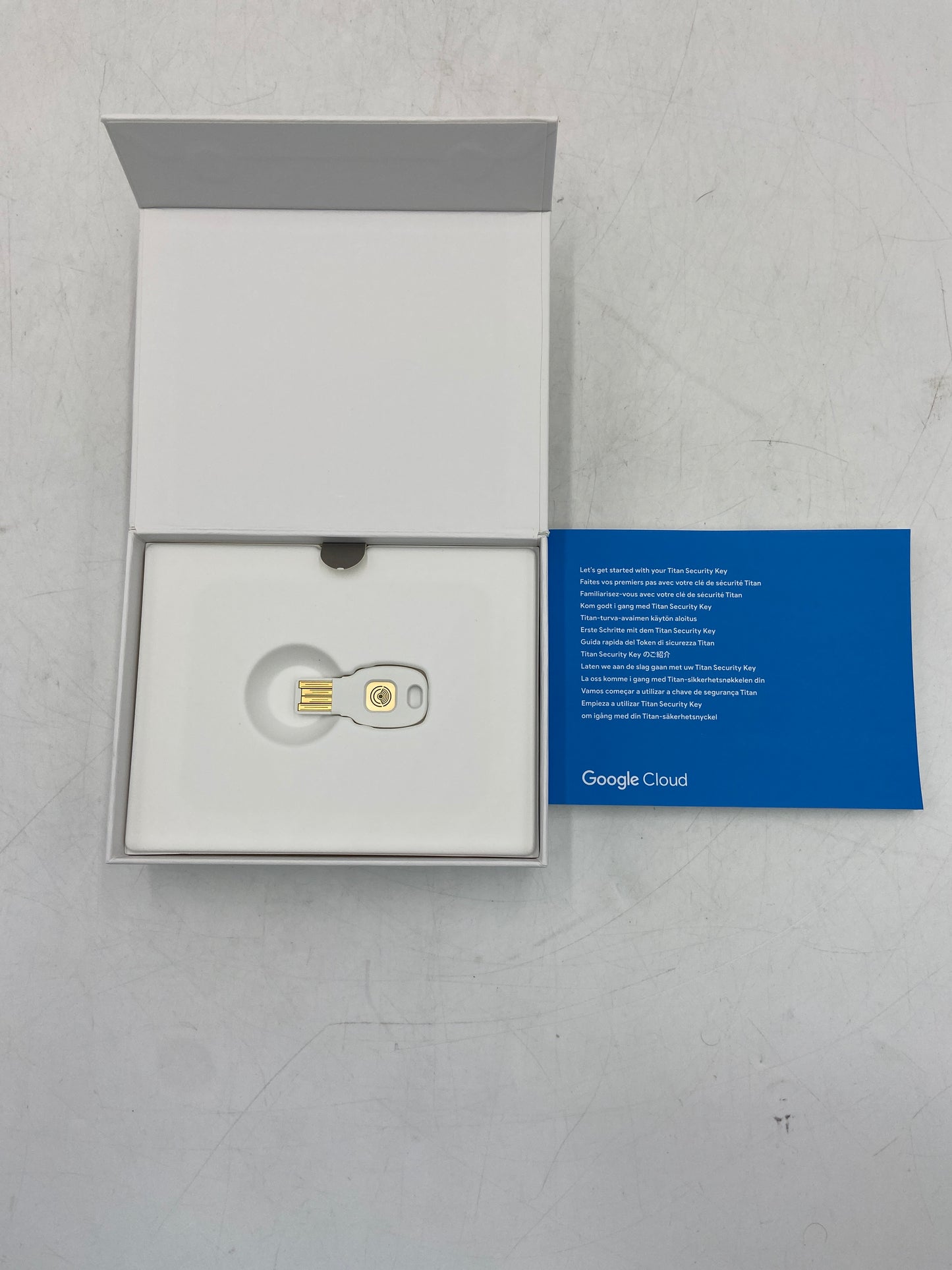 New Open Box Google Google Cloud Titan Security Key Security Key K51T T2