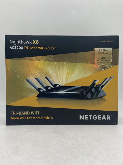 NETGEAR Nighthawk X6 AC3200 Tri-Band Smart Wi-Fi Router R8000