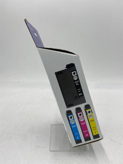 New Epson 252XL T252XL-BCS Black, Yellow, Cyan and Magenta Ink Cartridge