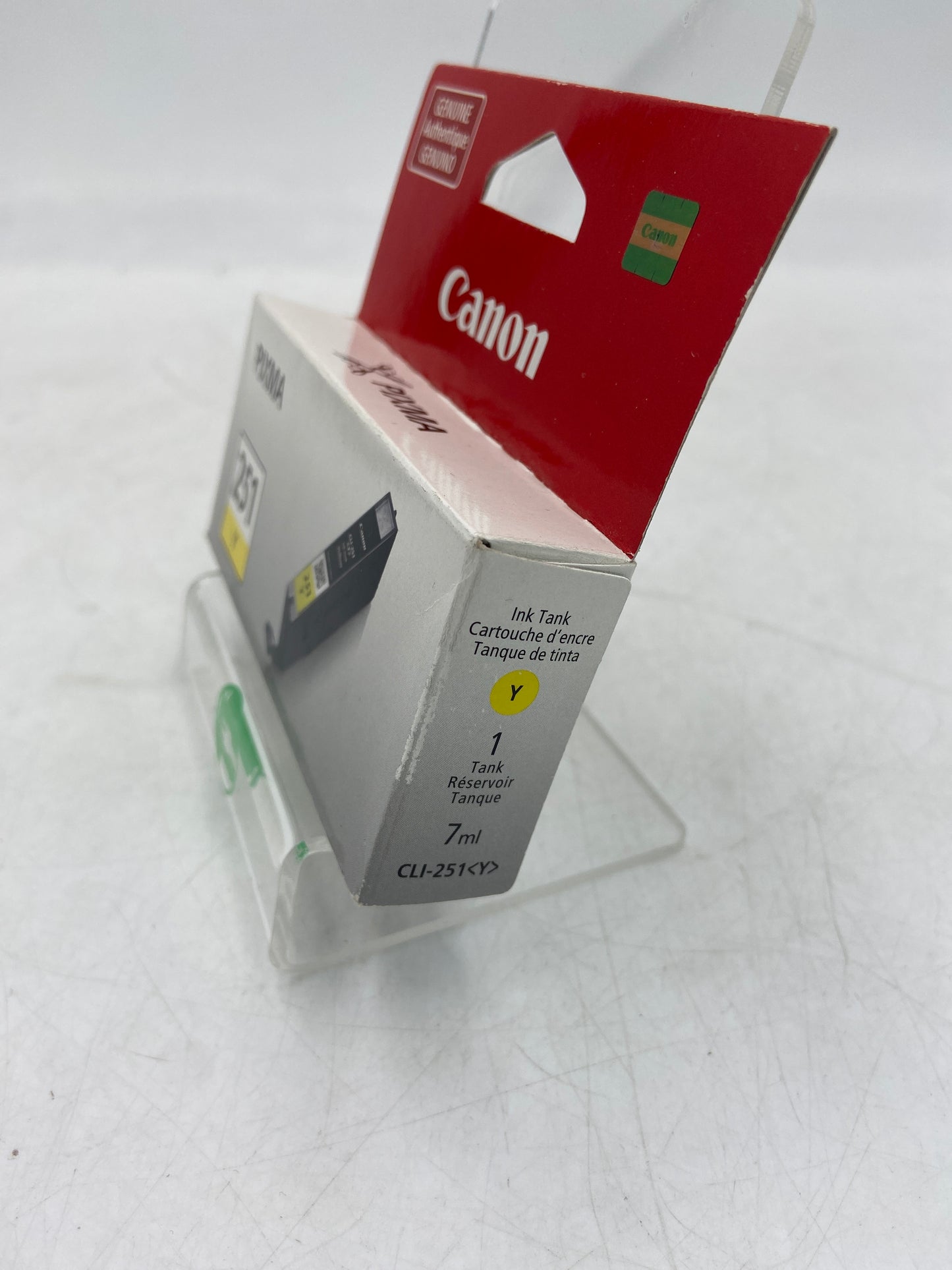 New Lot of 2 Canon 251 CLI-251 Yellow Ink Cartridge