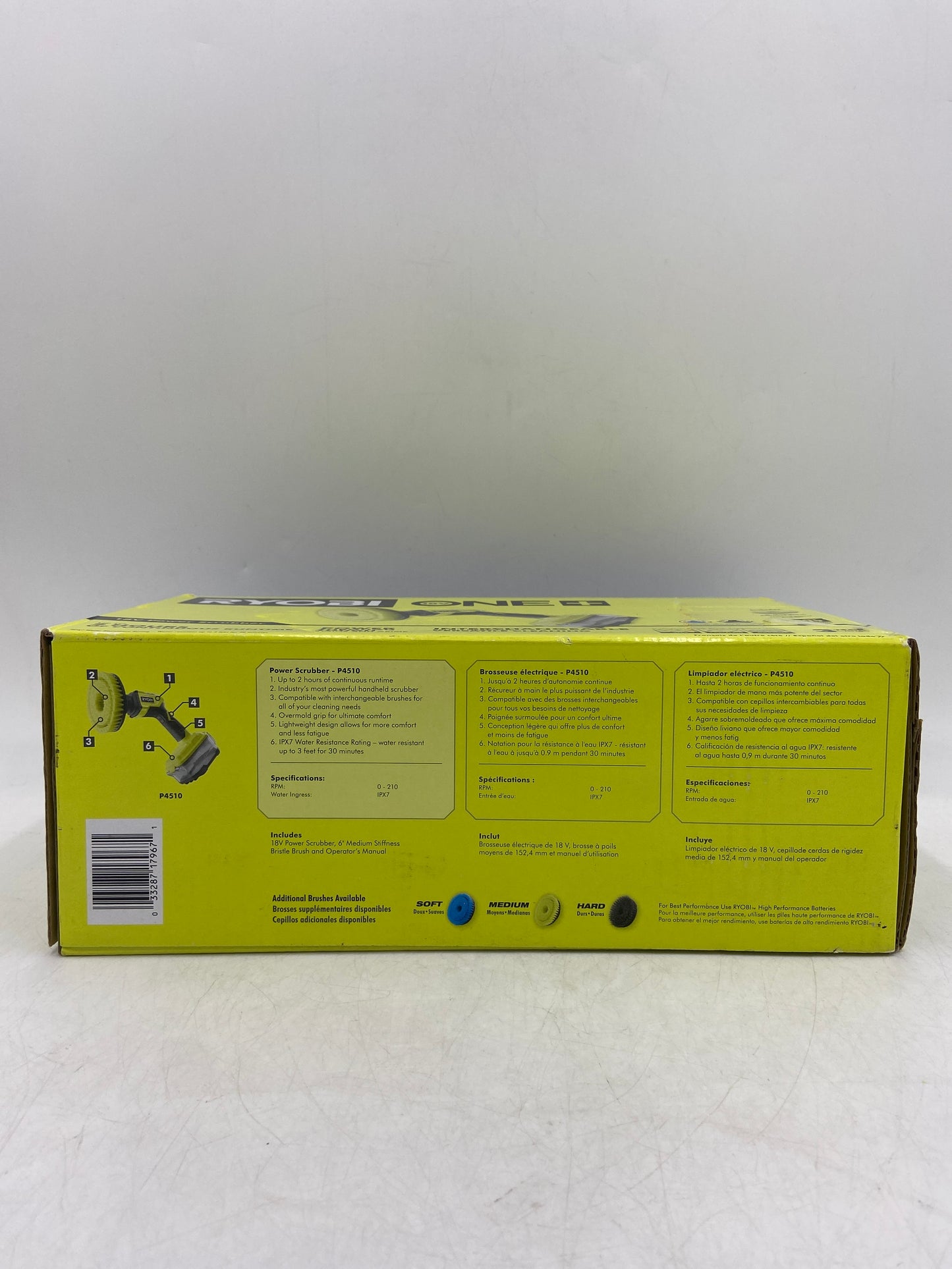New Ryobi P4510 18V Power Scrubber