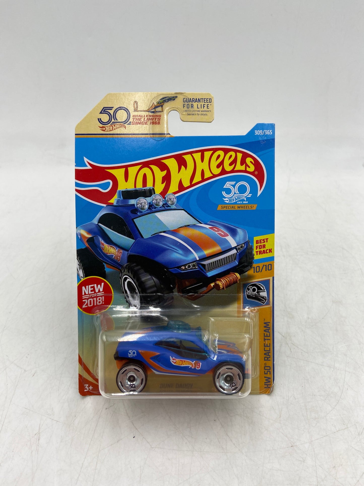 New Hot Wheels Lot of 5 HW 50th Race Team 2018 Toy Cars L2593