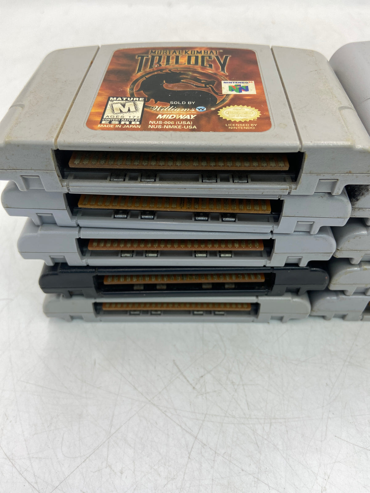Broken Nintendo LOT OF 10 Nintendo 64 Game Cartridge Lot DAMAGED