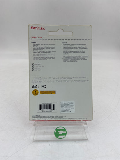 New SanDisk SDHC 16GB Memory Card