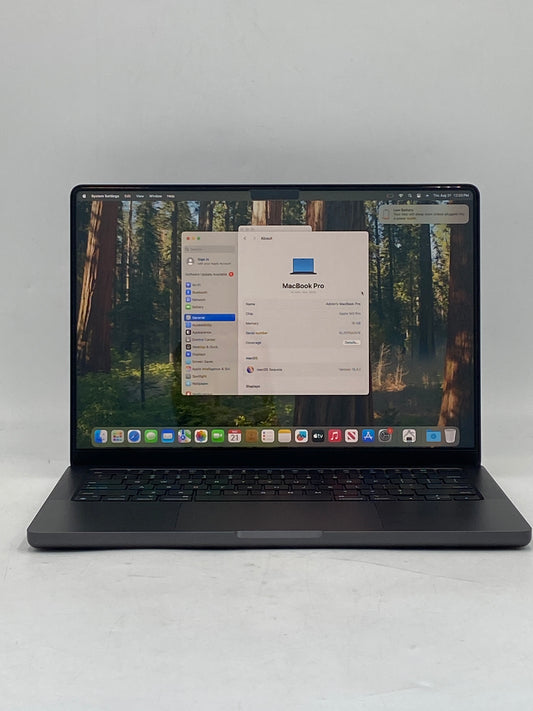2023 Apple MacBook Pro 14" M3 Pro 12C GPU 4.0GHz 18GB RAM 512GB SSD A2992
