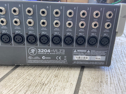 MACKIE 32-Channel 4-Bus Effects Mixer with USB DJ Mixer 3204-VLZ3