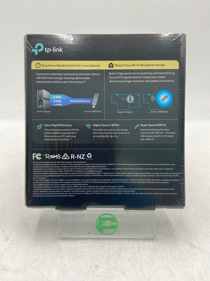 New TP-Link BE6500 Archer TBE6500U Tri-Band W-Fi 7 Wirless USB Adaptor 0152602601