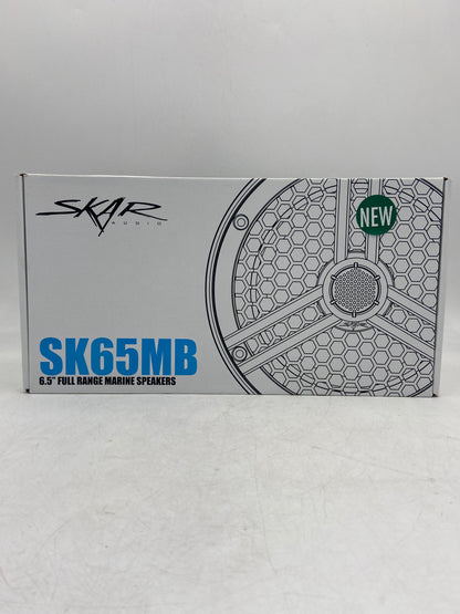 New Open Box Skar Audio 6.5" Full Range Marine Speakers 2-Way Full Range Tower Speaker Set SK65MB