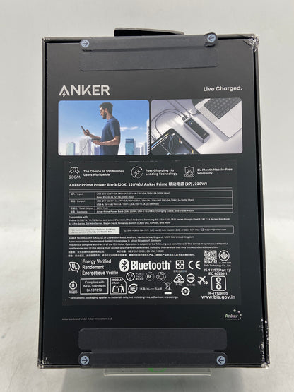 New Anker Ultra-Fast Charging 20K, 200W Grab-and-Go Power Prime Power Bank A110B
