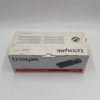 New Open Box Lexmark 10S0150 Black Toner Print Cartridge