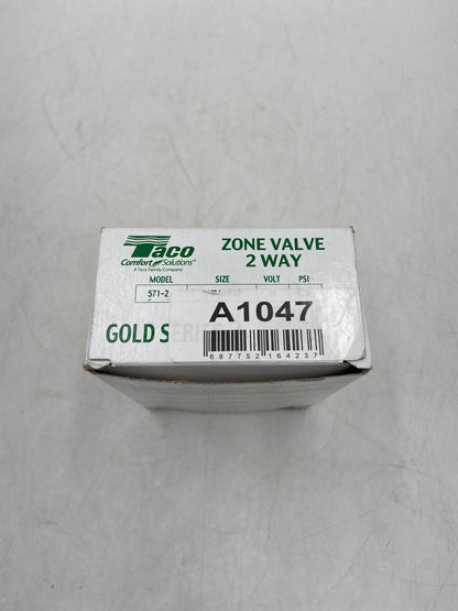 New Taco 571-2 3/4" Sweat Zone Valve 2 Way A1047