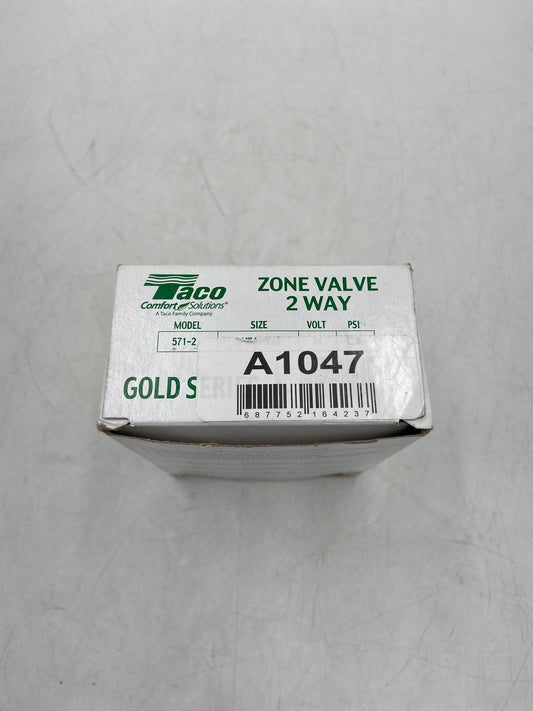 New Taco A1047 571-2 3/4" Sweat Zone Valve 2 Way A1047