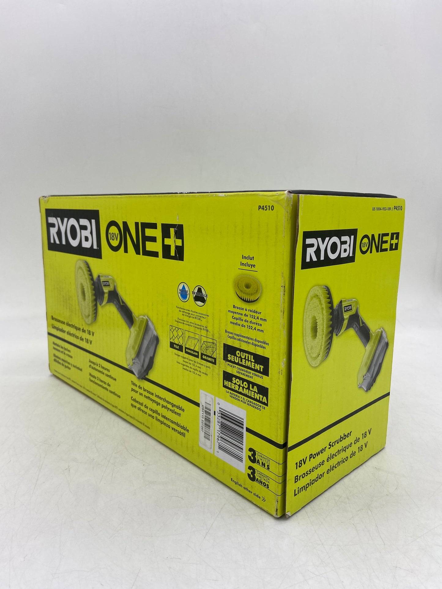 New Ryobi P4510 18V Power Scrubber