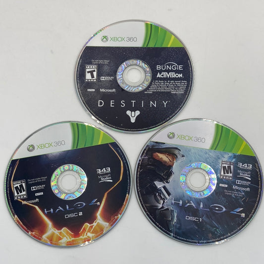 Lot of Bungie Games 3 Microsoft Xbox 360 Disc Only