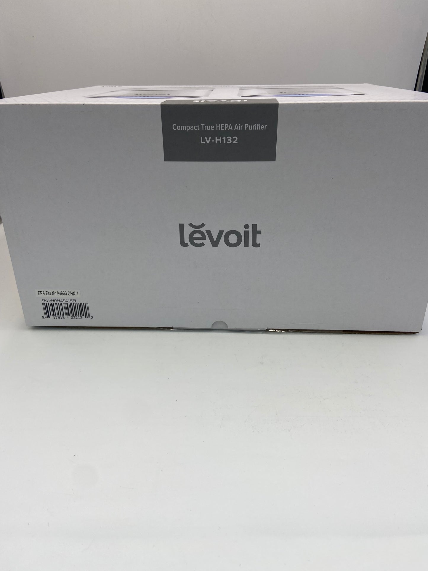 New Levoit LV-H132 ;Compact True HEPA Air Purifier White 783956545626