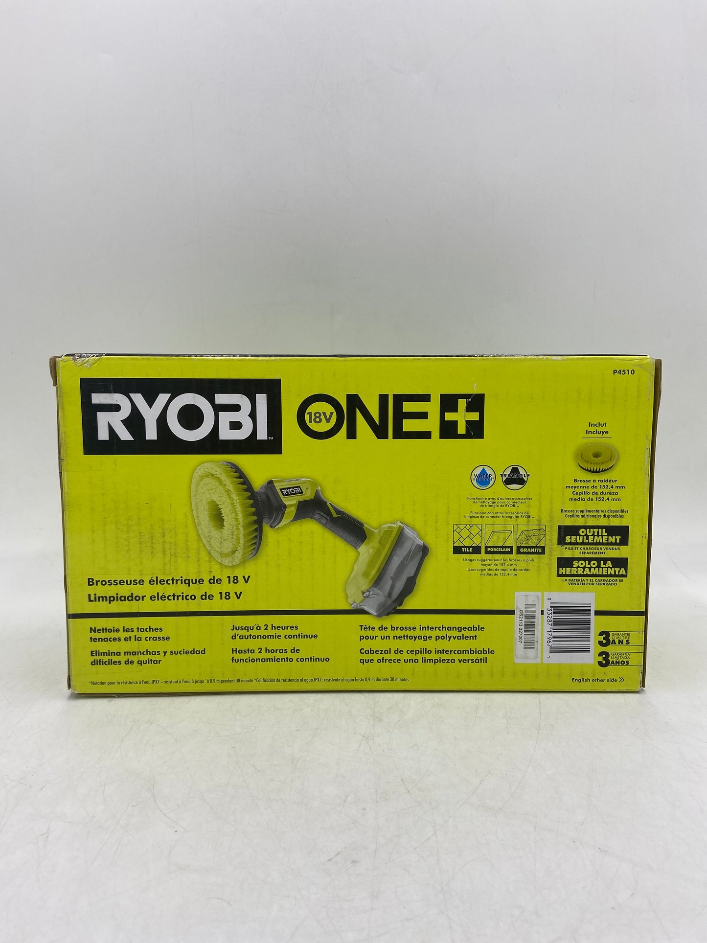 New Ryobi P4510 18V Power Scrubber