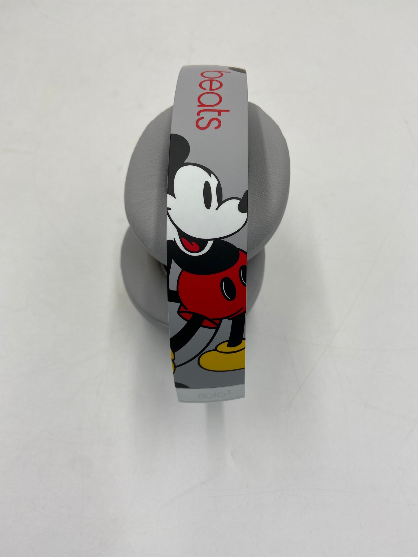 Used Beats Solo 3 (MICKEY MOUSE EDITION) Wireless On-Ear Bluetooth Headphones Grey