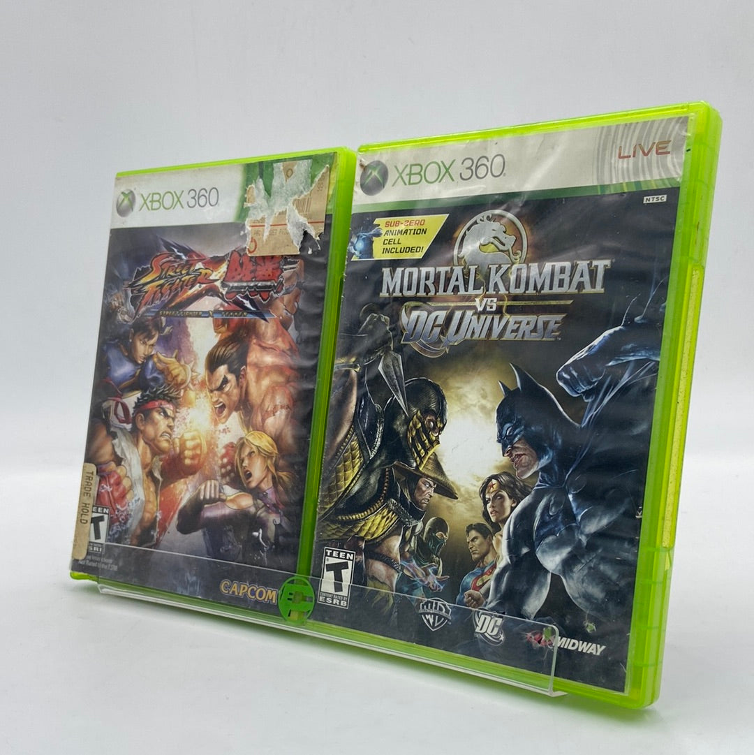 Lot of 2 Microsoft Xbox 360 Games Fighting Games