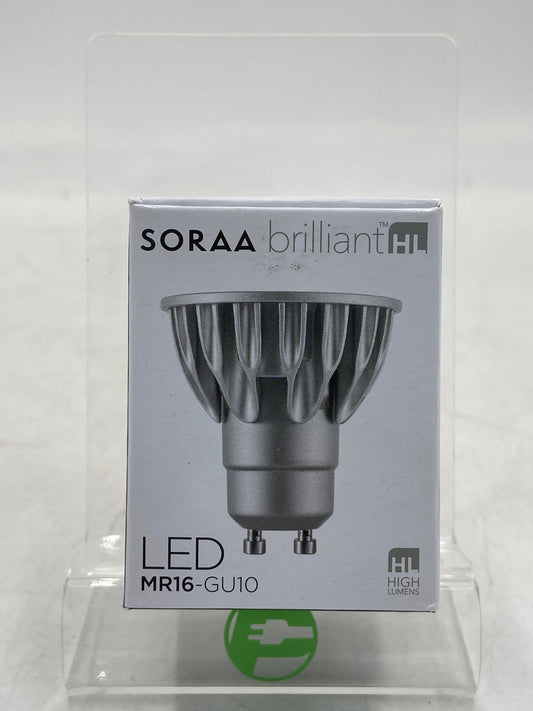 New SORAA 10 Pack Brilliant HL LED MR16-GU10 9W 120V High Lumen Light SM16GA-09-36D-830-H1