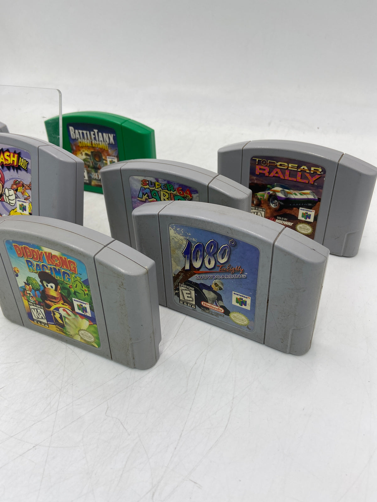 Broken Nintendo LOT OF 10 Nintendo 64 Games Mixed Cartridge Lot DAMAGED