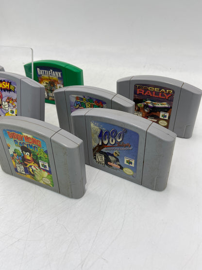 Broken Nintendo LOT OF 10 Nintendo 64 Games Mixed Cartridge Lot DAMAGED