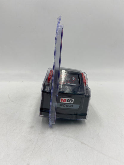 New Milwaukee 48-11-1865 M18 18V Red Lithium XC6.0 Rechargeable Power Tool Battery