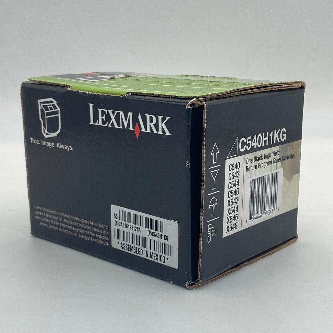 New Lexmark High Yield Toner Cartridge C540H1KG Black Ink Cartridge