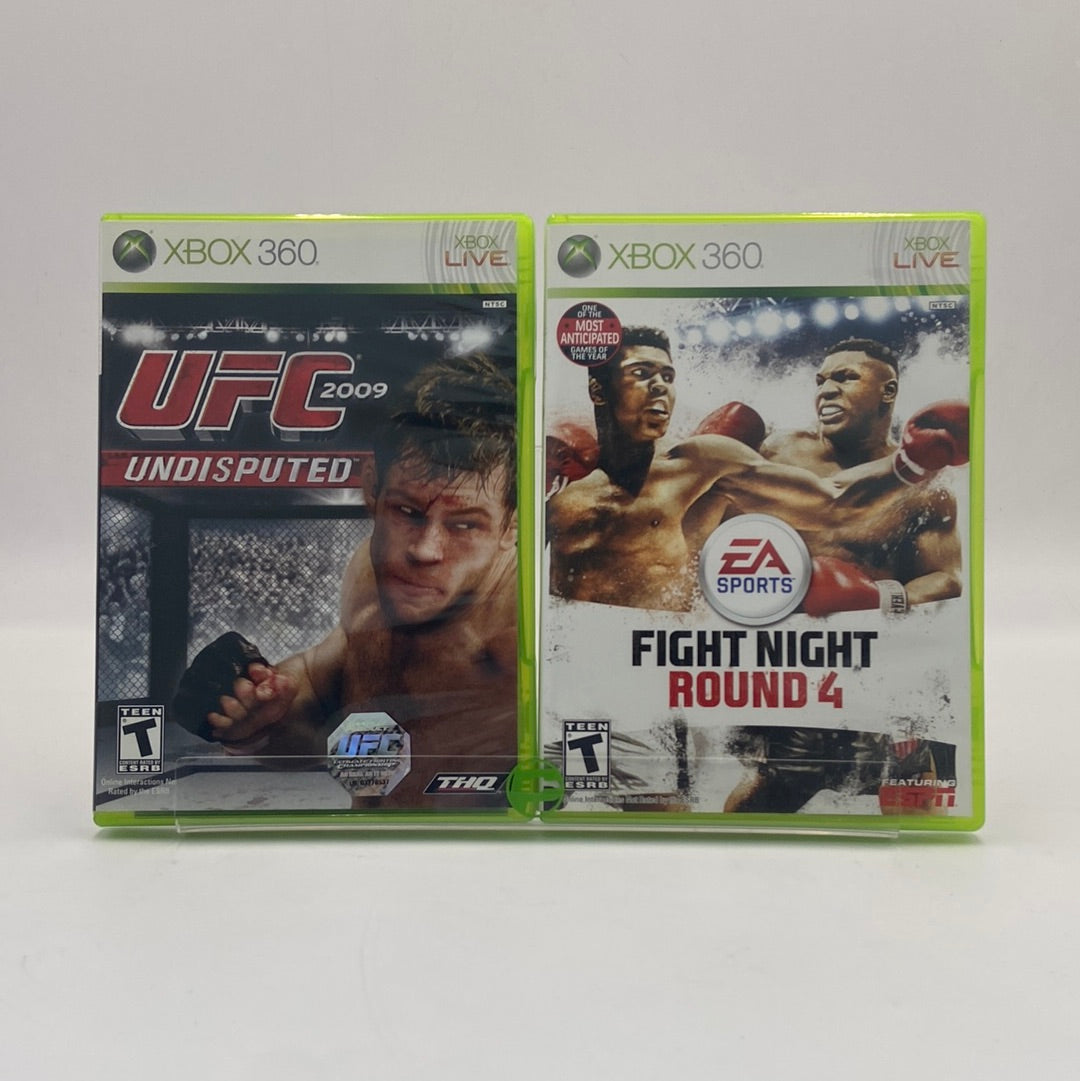 Pair of 2 Microsoft Xbox 360 Fighting Games Bundle 2009