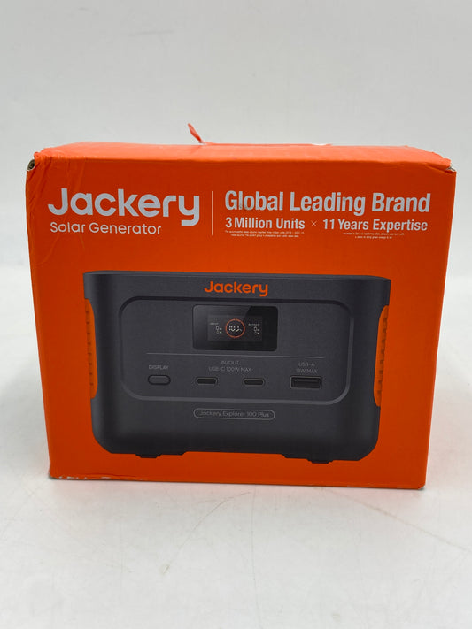 New JACKERY Explorer 100 Plus Solar Portable Power Station