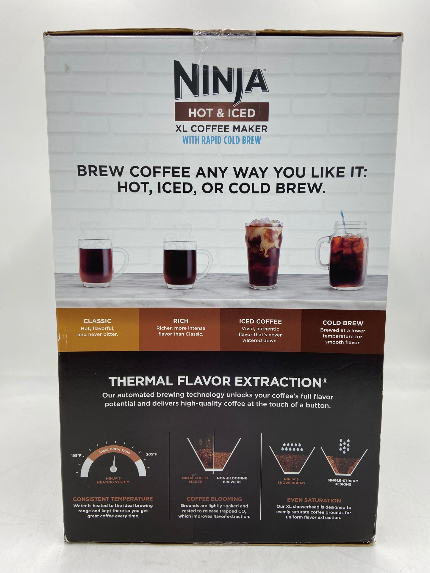 New Ninja Hot & Iced XL Coffee Maker CM371