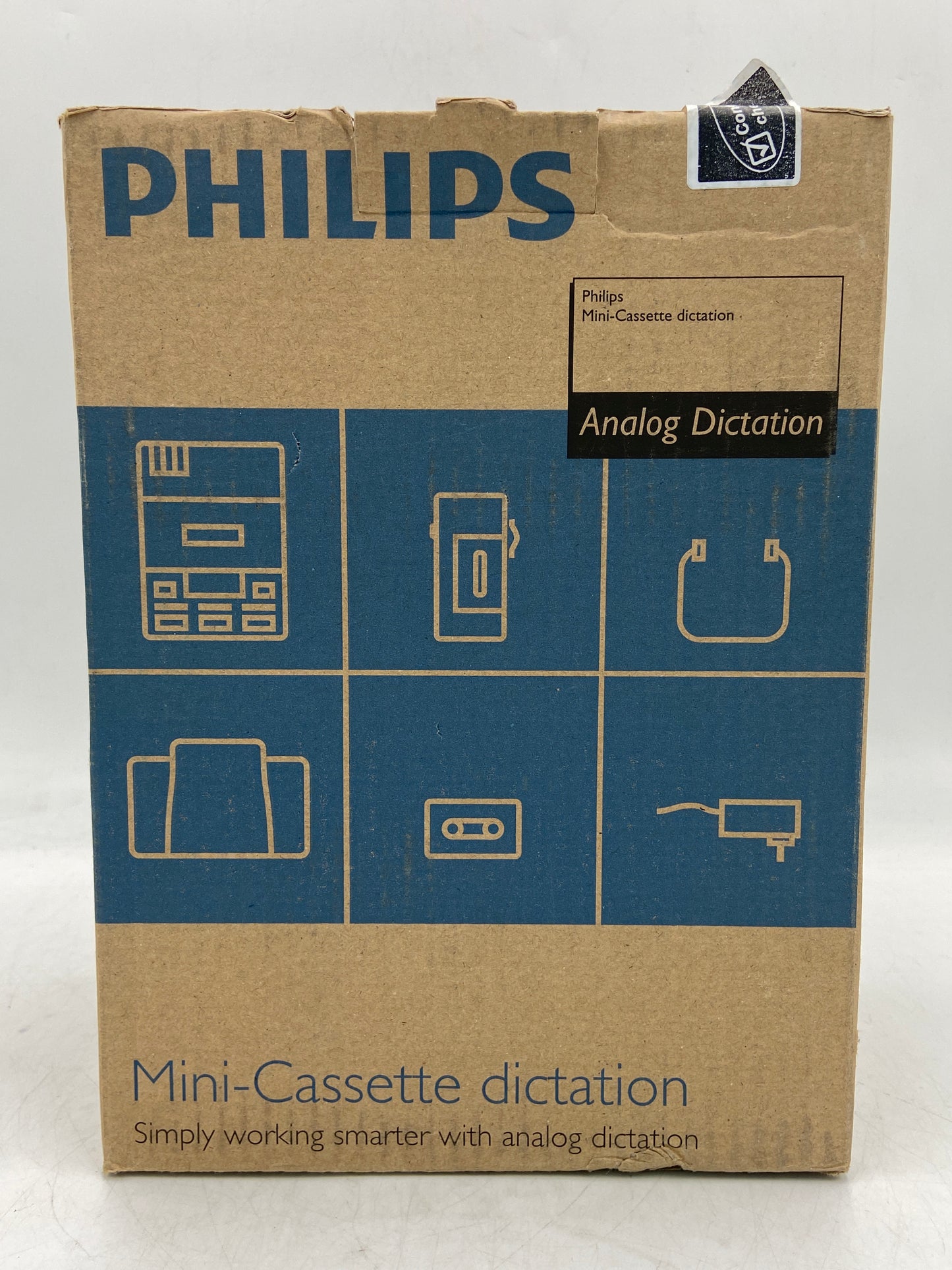 New Philips 720-t with foot peddle Mini Analog Dictation Cassette Transcriber