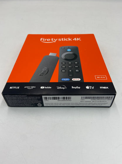 New Amazon FireTV Stick 4K Max Steaming Device Black