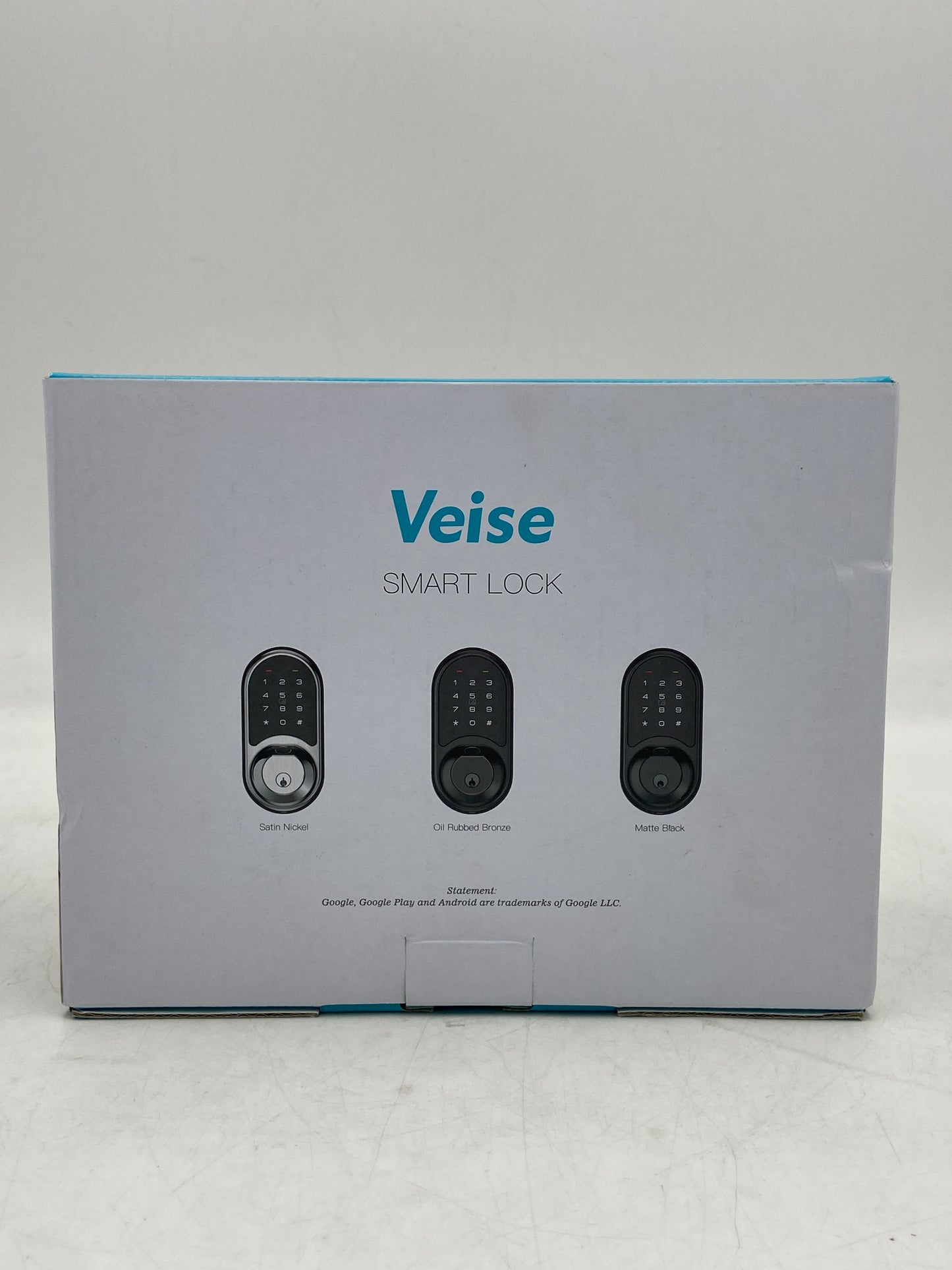 New Veise  Smart Lock (Satin Nickel) Finger Print Smart Lock for Door RZ07