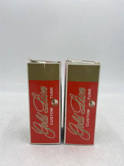 New 2x Genalex Matched Duet Gold Lion  Vacuum Power Tubes KT88