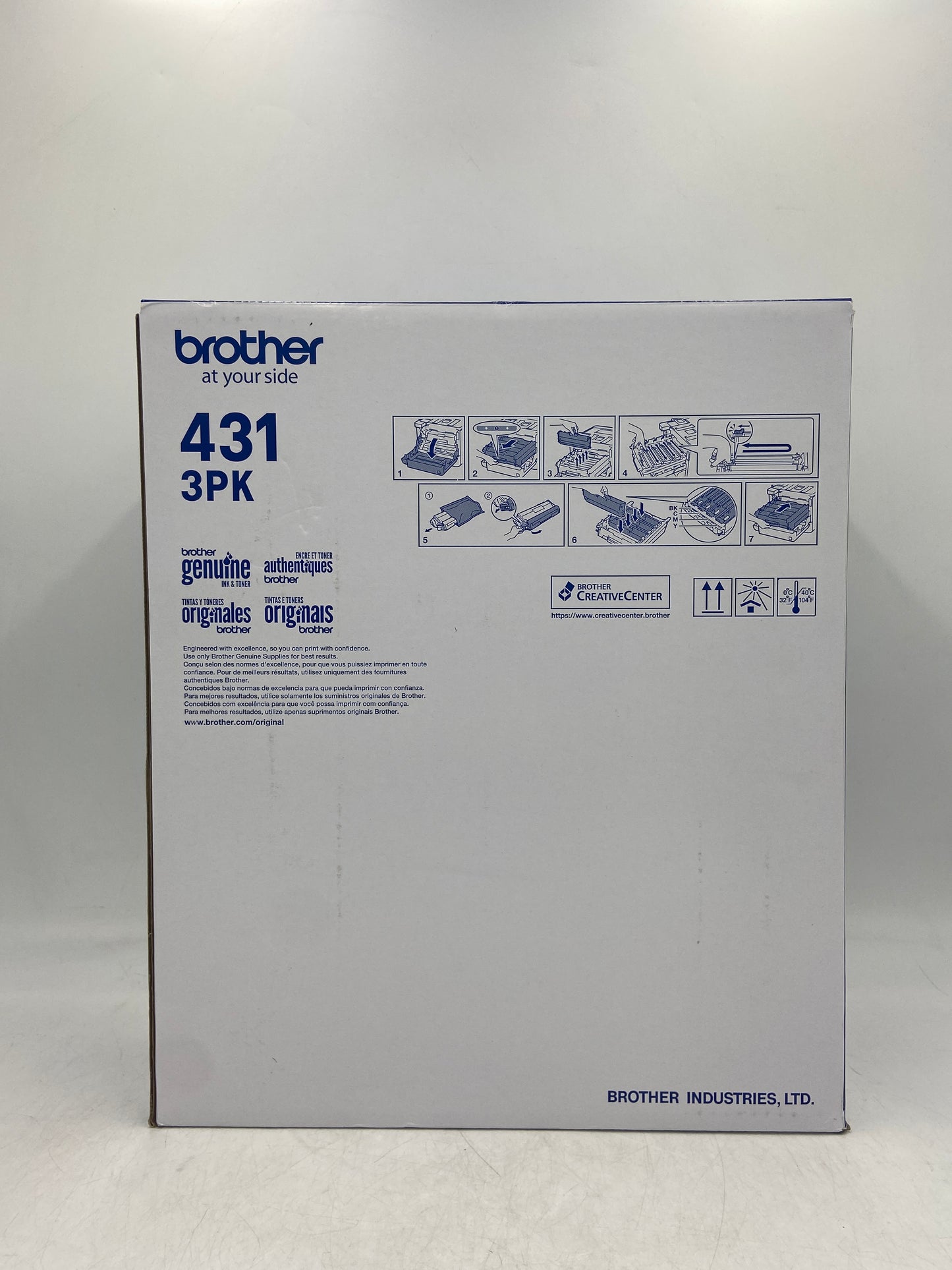 New Brother 431 TN431 Yellow, Cyan and Magenta Toner Cartridge Multi-Pack