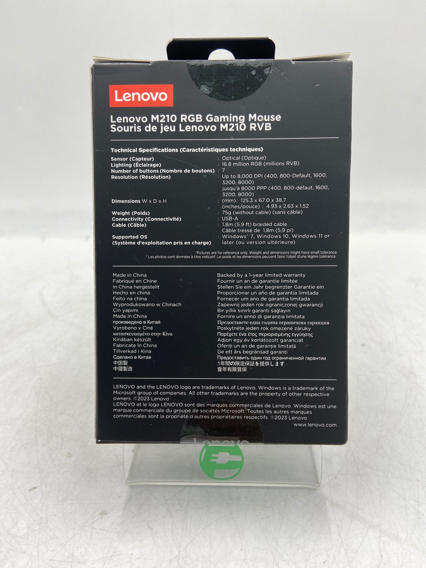 New Lenovo M210 RGB Gaming Mouse M210