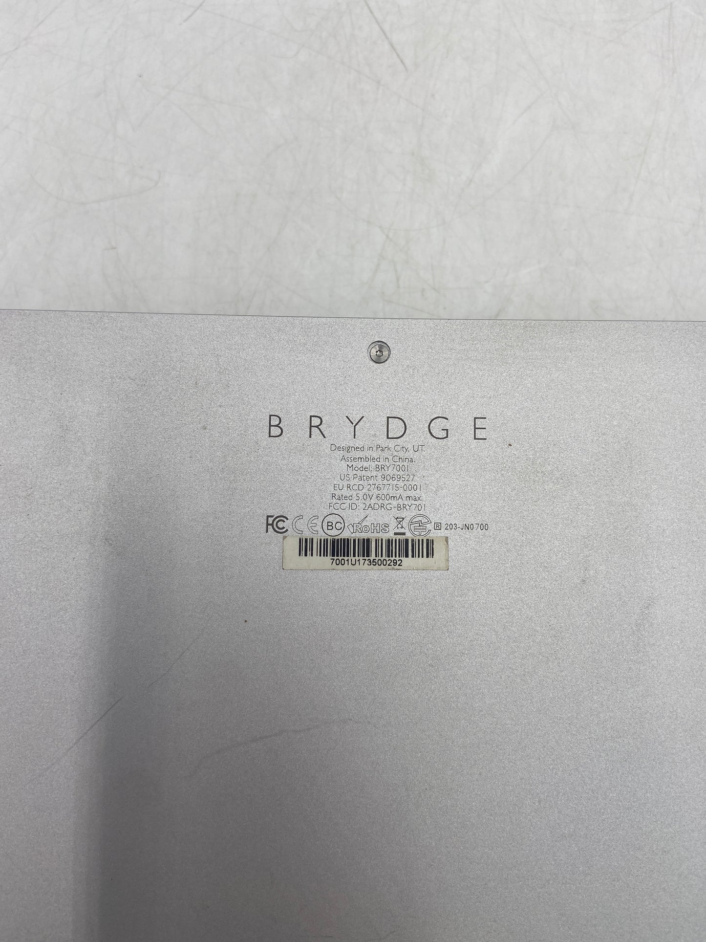 Brydge BRY7001 for Microsoft Surface Pro Wireless Bluetooth Keyboard BRY7001 Silver