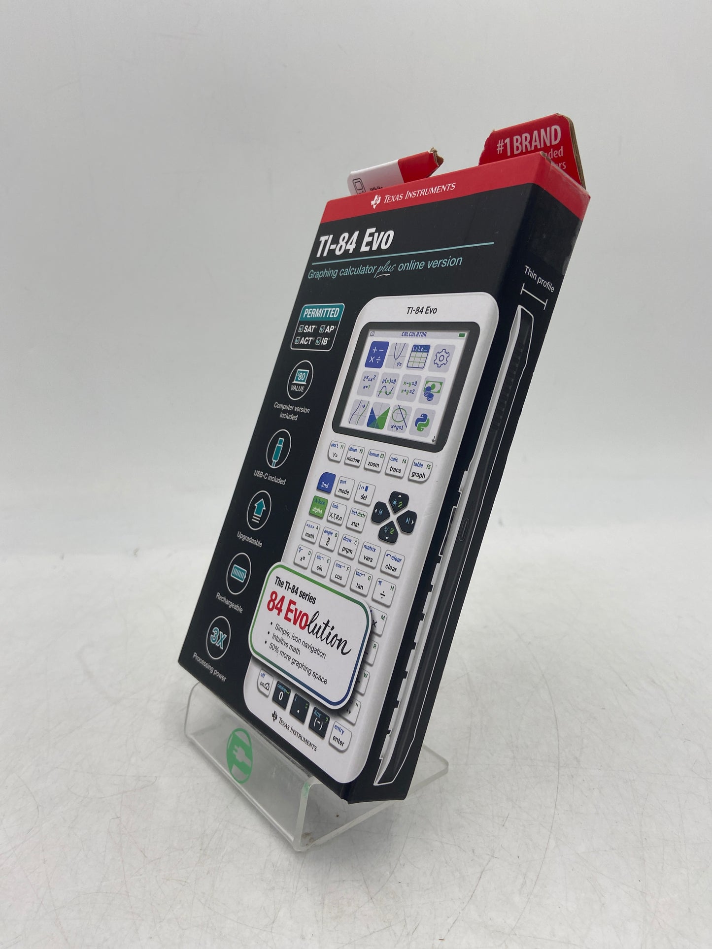 New Texas Instruments TI-84 Evo White Graphing Calculator